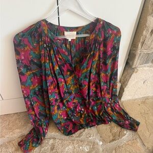 Sezane colorful blouse